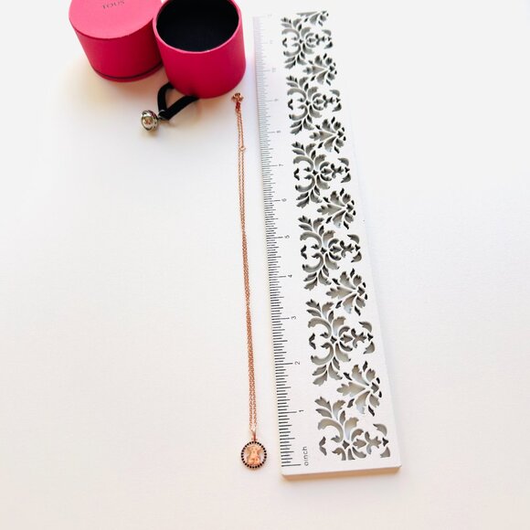 3661 TOUS JEWELRY TOUS BEAR CHAIN AND CHARM PENDANT NECKLACE - Picture 4 of 5